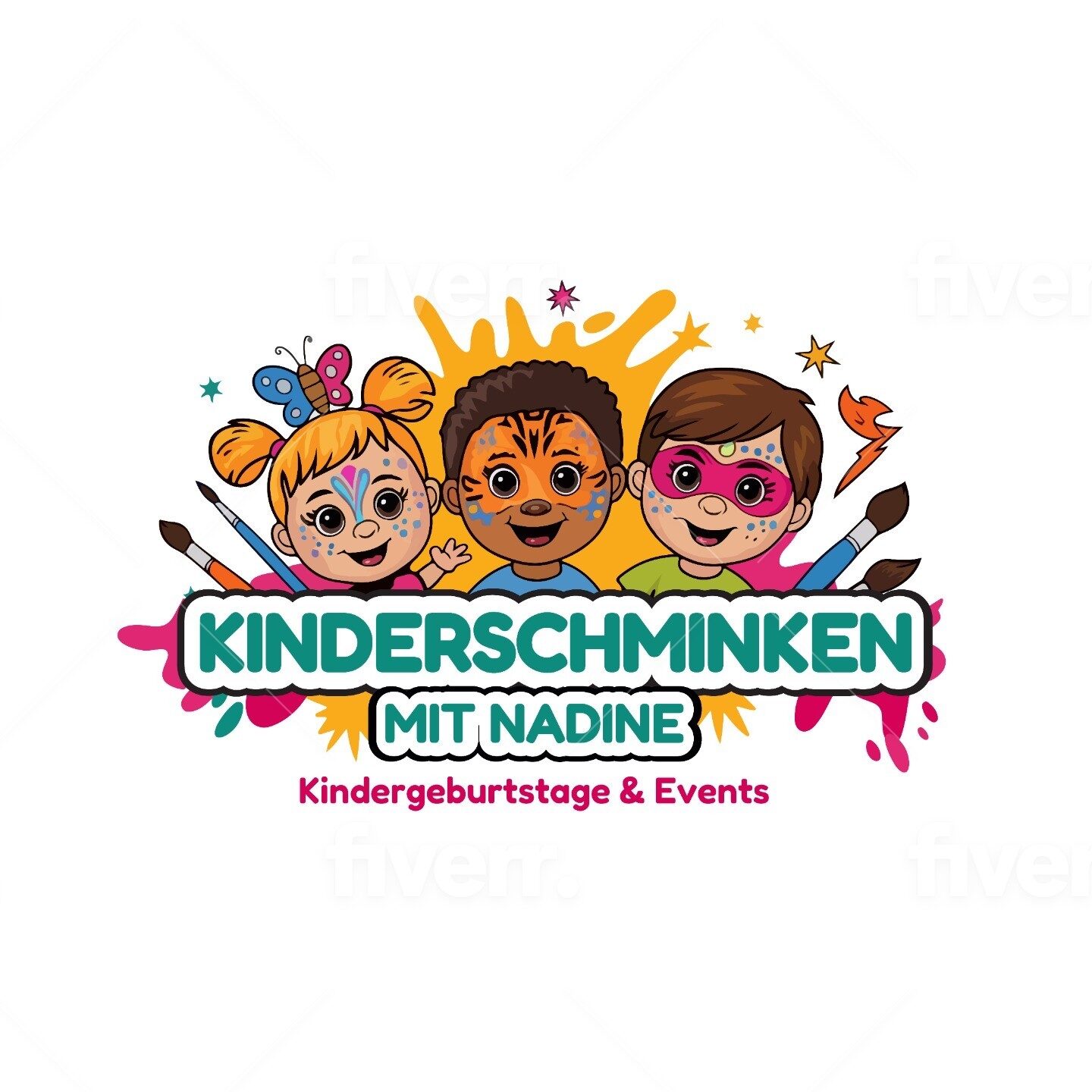 Kinderschminken mit Nadine